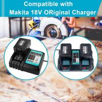 2 Pack For Makita 18v Battery 6.0 Ah Lxt Li-ion Bl1850b Bl1830b Bl1860b Cordless - details 5