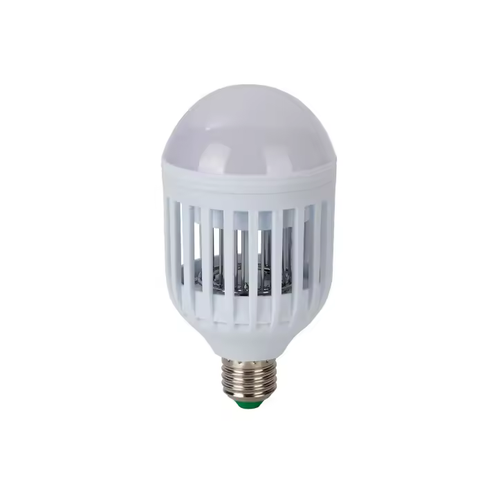 Elimina Insectos Eléctrico y Bombilla con 12 LED´s Iluminación 380 LM 4 Bombillas de LED Ultravioleta como atrayentes Uso Interior y Exterior Área de acción: 30 m2 - JATA MOSTRAP MELI0220 - 1