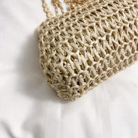 Bolso De Noche Elegante Para Mujer Con Cadena Dorada Bolso De Mano Tejido Manual Para Fiesta Banquete Clutch De Hombro Cruzado - details 35