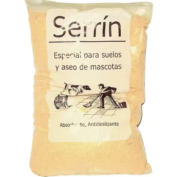 Serrín de Madera en Polvo Bricoloco.com 1 Kg - Multiusos para Limpieza, Mascotas y Cultivo - 1