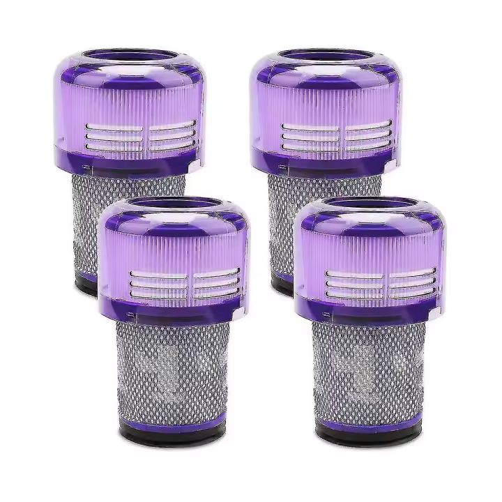 Paquete de 4 filtros de repuesto V12 para aspiradoras V12 Slim y V12 Detect Slim, n.° de pieza 971517-01 - 1