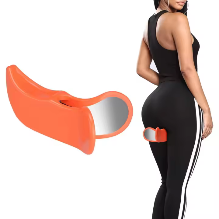 Ejercitador Pelgrip para músculos del suelo pélvico, ejercitador medial, entrenador de músculos de la cadera y la parte interna del muslo, corrección de hermosos glúteos para mujeres, color naranja - 1