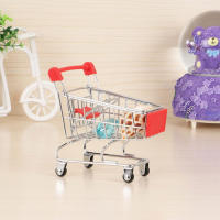 Carro De Supermercado Miniatura Para Niños Juguete De Decoración Doméstica Y Almacenamiento Estilo Moderno Material Metálico Y Plástico - details 6