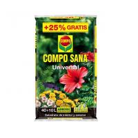 Compo sana - Sustrato Universal de Calidad en Paquete de 5, 10, 25, 40 litros para plantas flores jardín con abono - details 3