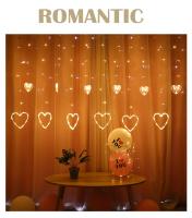 Luz De Enredadera LED En Forma De Corazón Para Decoración De Navidad Fiesta De San Valentín Boda Año Nuevo En Casa - details 5
