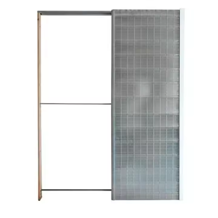 Estructura de puerta corredera para pared de obra 9x60x203 cm - 1