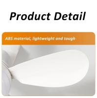 Ventilador De Techo 16 Pulgadas 2-en-1 Con Luz Y Control Remoto Luz Dimmable E27 Soporte Para Dormitorio Sala De Estar Cocina Oficina Baño - details 8