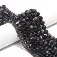 Bolas De Piedra Preciosa Negra Labradorita AAAAA 6/8mm Para Creación De Joyas Collares Y Pulseras DIY - details 1