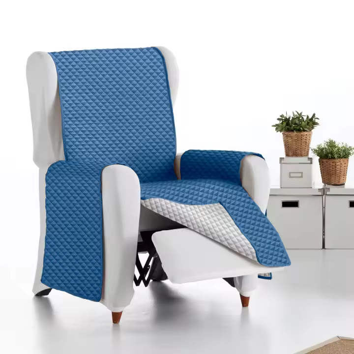 Eysa Funda Sofá Oslo Practica Reversible Azul - Renueva Tu Salón o Dormitorio - 1