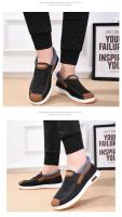 Botas De Algodón Para Hombre Invierno Antideslizantes Suelas Blandas Botas De Nieve Casuales Cómodas Planas De PVC Forradas Con Peluche - details 11