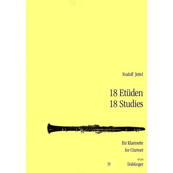 JETTEL R.-Estudios (18) para Clarinete - 1
