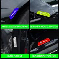 Pegatinas Reflectorizantes Para Puertas De Seguridad 4pcs Para Dacia Duster Logan MCV Sandero Stepway Dokker Lodgy Advertencia De Apertura - details 6