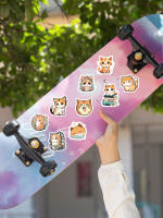 30pcs Pegatinas De Gato Naranja Grande Y Energetico Kawaii Para Decoración De Diarios Tazas Portátiles Y Scrapbooks Estilo Collage - details 9