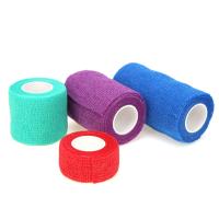 5Pcs Vendas Autoadhesivas Para Perros Cubierta De Manguito Protector De Primeros Auxilios Para Veterinarios Envoltura Elástica Verde Suministros Para Mascotas - details 11