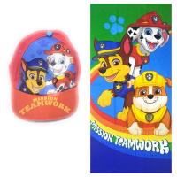 Toalla Patrulla Canina Playa o Piscina + Gorra Patrulla Canina para Niños | Pack de Gorra y Toalla Paw Patrol | Gorra Ajustable y Toalla Patrulla Canina   |  Toalla Patrulla Canina para Niños - details 1