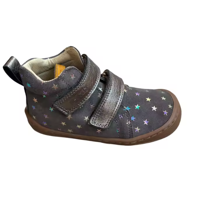 Bota respetuosa piel gris con estrellas FlexiNens - 1