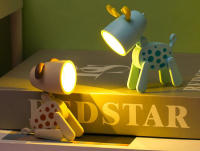 Lámpara De Noche LED Mini Plegable Para Escritorio Luz De Animales Lindo Perro Ociel Luces Portátiles Para Decoración De Sala De Estar Regalo Para Estudiantes - details 20