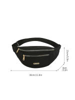 Riñoneras impermeables con correa ajustable para mujer, bolsa de cintura para viajes, deportes, correr - details 8