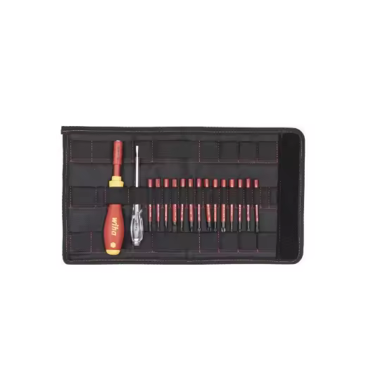 Wiha Destornillador con portabits SoftFinish® electric slimVario para slimBits (36068) - 1