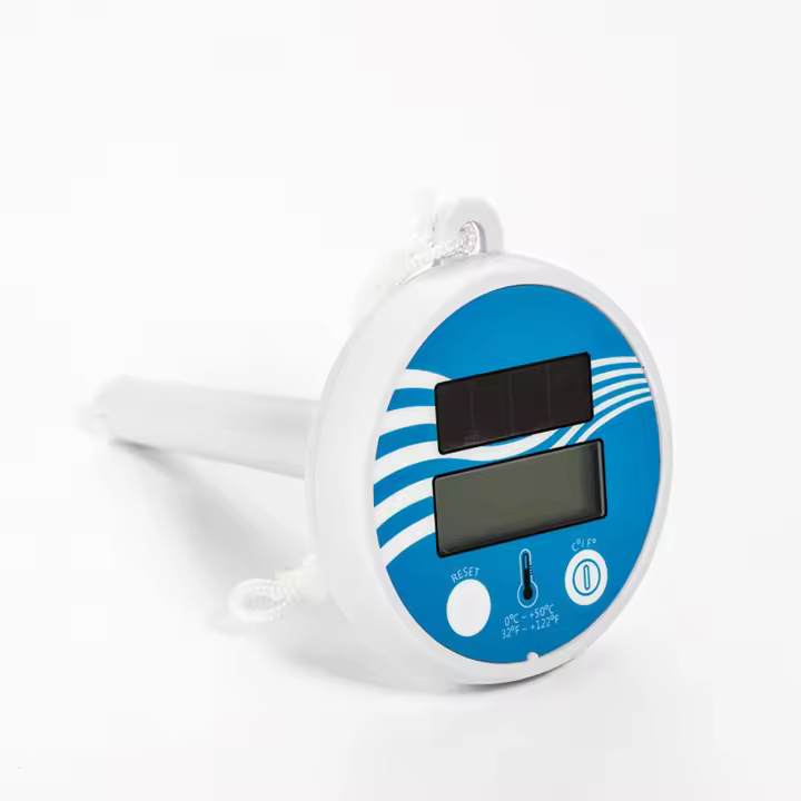 Termómetro Solar Inalámbrico Para Piscina Y Estanques Medidor De Temperatura Digital Impermeable Con Pantalla LCD Flotador - 1