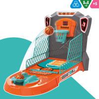 COLORBABY - Mini canasta baloncesto infantil, juego de mesa, basket electrónico, con marcador y lanzador, 3 niveles, control de tiempo, incluye 3 pelotas, juego de puntería - details 1