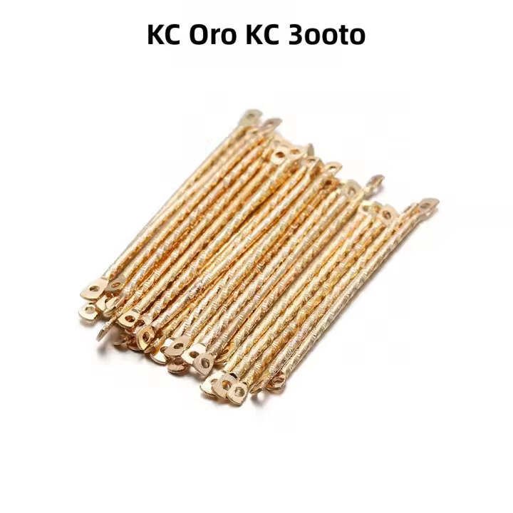 100Pcs/Lot 15-40mm Gold Twisted Double Cylinder Bar Earrings Connectores Para Hacer Joyas DIY Accesorios De Punzón De Aretes - 1