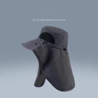 Gorro De Pesca Para Hombres Sombrilla Grande Protección Solar Gorro De Verano Cubrimiento Facial Al Aire Libre Montañismo - details 1