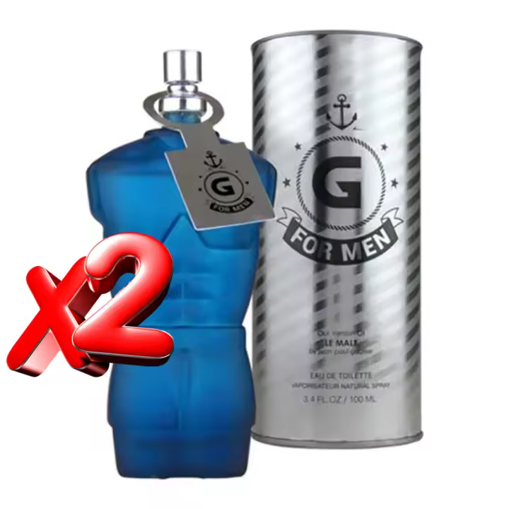 2 UNIDADES G For Men Eau de toilette pour homme 100ml Montage Brands Fragancia inspirada en otros perfumes Perfume Hombre - 1