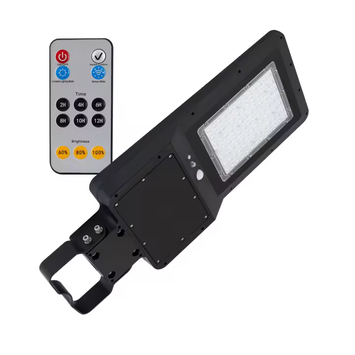 Ledkia Farola LED Solar 4800 lm 110 lm/W con Sensor de Movimiento y Crepuscular 4000K Blanco Neutro - 1