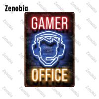 Tin Sign De Metal Video Games Decoración Para La Habitación Del Juego Zona Gamer Placa De Hierro Decorativa Rectangular - details 16