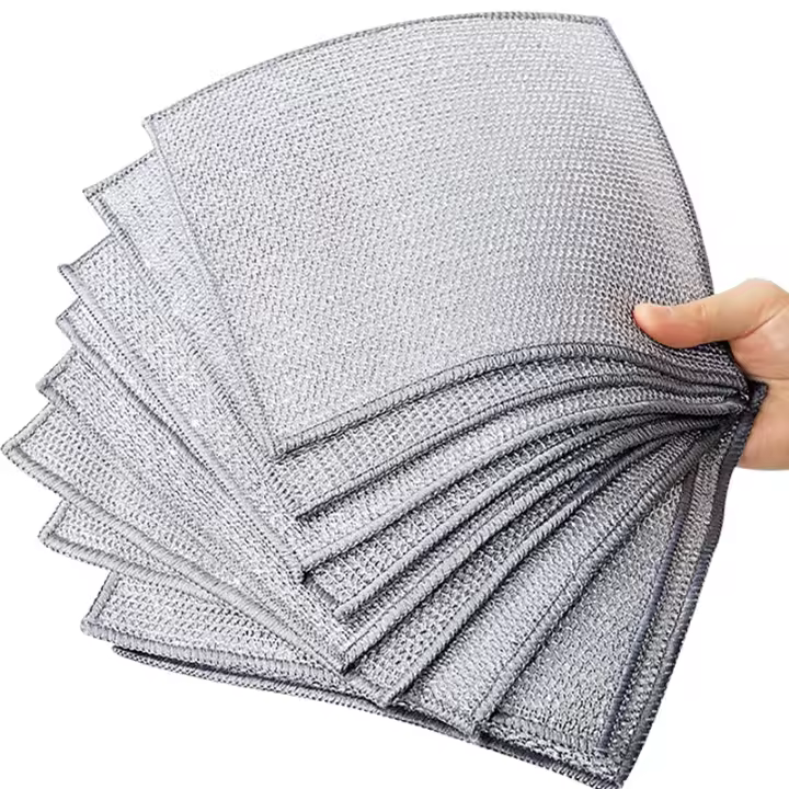 Paquete de 30 almohadillas de alambre de Maple de microfiber-Alfadillas de Ahorro DE TRABAJO reutilizables de doble cara para Cocina, lavavajas, Limpieza de utensilios y utensilios de Cocina - 1