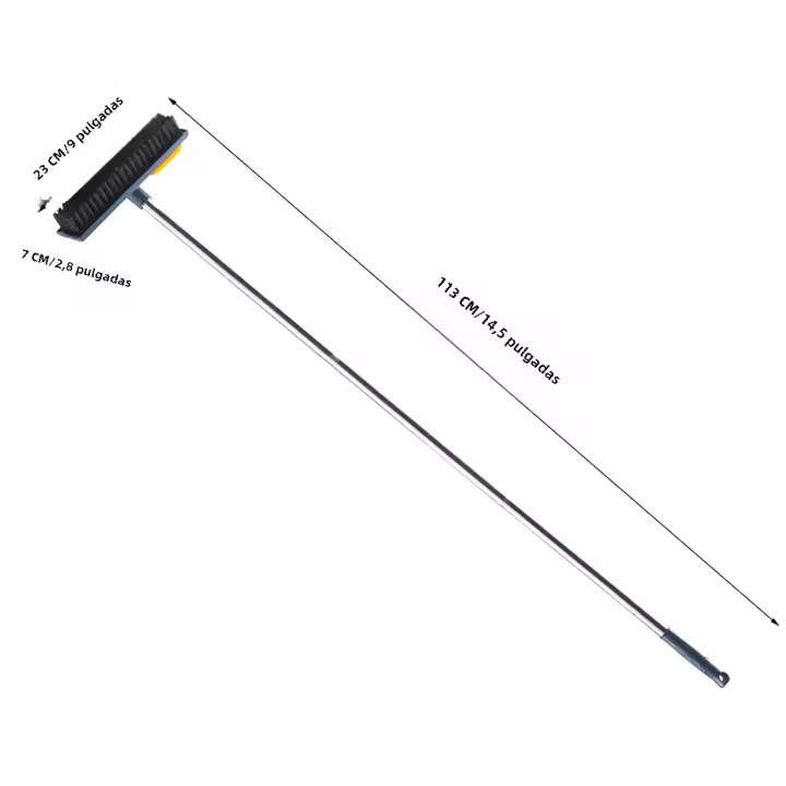 Cepillo De Limpieza Multifuncional 2 En 1 Para El Hogar Con Mango Ajustable Limpieza De Piso Y Baño Herramientas Ecológicas Para Azulejos - 1
