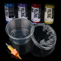 20pcs/box Copas De Enjuague Para Tatuaje Resistente a Fugas Limpieza Profesional De Tinta Cuchillas De Tinta Para Blending Rinsing Diluyendo Y Secando - details 8