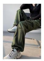 Pantalones Deportivos Casual Para Mujer Con Pierna Ancha Algodón Quick-Dry Cintura Alta Pantalones De Correr Al Aire Libre Pantalones De Baile Sueltos - details 8