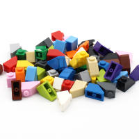 100pcs Bloques De Construcción DIY MOC 1x2 Inclinatorios Educativos Creativos Tamaño Compatible Con 3040 Juguetes Para Niños - details 1