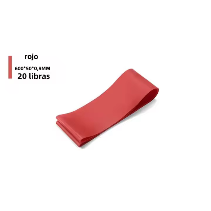 Banda De Resistencia De Goma Para Gimnasio Y Yoga Equipo De Ejercicio Portátil Para Mujeres Entrenamiento De Fuerza Pilates Deporte Elasticidad Para Piernas Cintura Y Brazos - 1