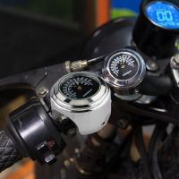 Termómetro Para Motocicleta Universal Fácil Instalación Retroiluminado Impermeable Bisagra Para Manillar De Bicicleta Medida En Grados Centígrados Y Fahrenheit - details 5