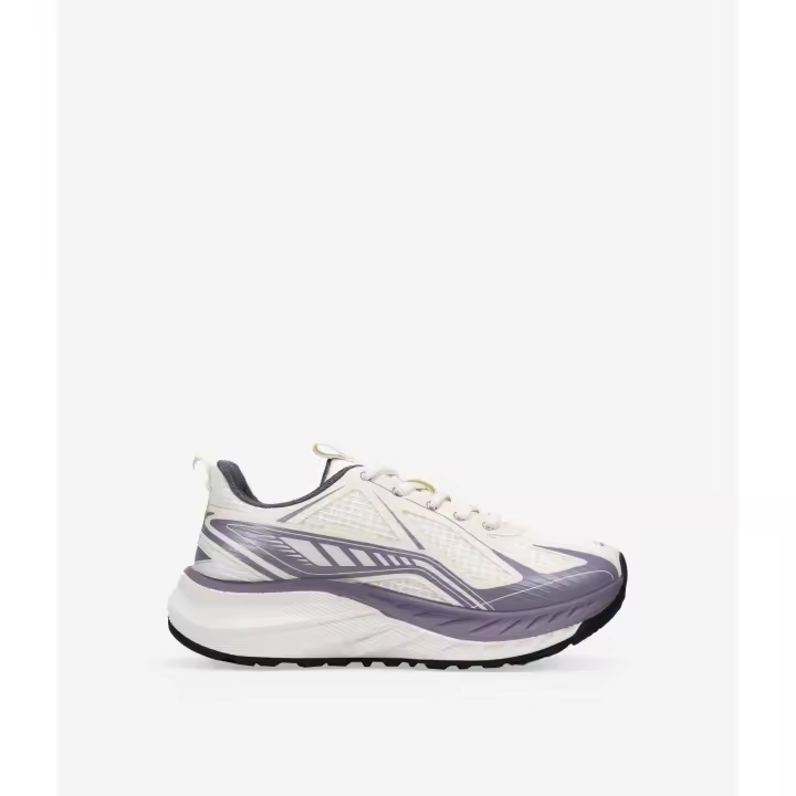 Bosanova Zapatillas deportivas para mujer estilo retro con suela de plataforma grabada de 4 cm. Cierre mediante cordones. - 1