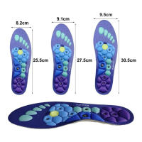 Plantillas De Pie Unisex Con Terapia Magnética Ortopédicas Para Calzado Perder Peso Adelgazante Masajeador De Acupuntos Soporte De Arco Antifatiga - details 11