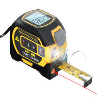 Medidor De Distancia Láser 3 En 1 Con Retroiluminación Medidor De Medida De 5M Y Regla LCD Para Construcción Y Medición - details 1