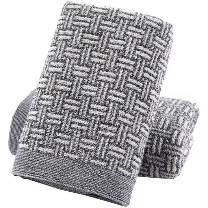 Towels Hand Towels  Cotton Absorbent Soft Decorative Towel for Bathroom 13.4 x 29.1 Inch - 1