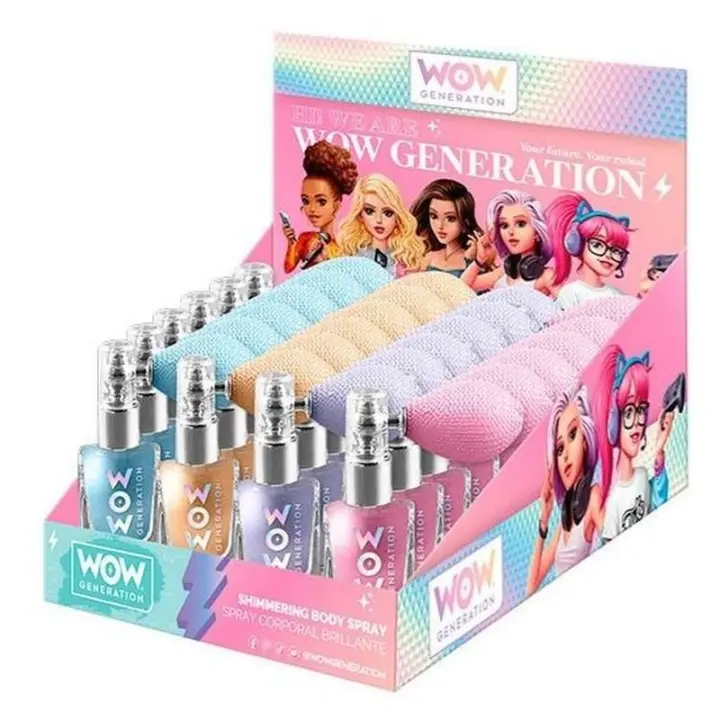 Spray corporal con brillantina Wow Generation colores - 1