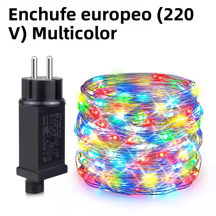 Cadenas De Luces LED Navideñas Decorativas 50M 100M Impermeables Para Exterior Adorno De Jardín Calle Y Paseo Navidad 220V 110V - 1