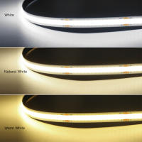 Tira De LED COB Flexible 5V RA90 320LEDs/m Calidad Alta Luz Cálida Y Fría Con Control Remoto RF Para Iluminación De TV - details 7