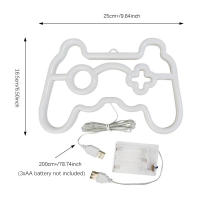 Lámpara De Juego USB LED Neón Para Regalo Decoración De Pared Para Habitación De Videojuegos Camping Casa Luz De Logo Neón - details 2