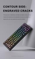 Teclado De Juego Onikuma G67 Switch Magnético 8KHz 0.02mm Sin Ruido Luces De Encendido 67 Teclas Compacto Y Contraídas - details 9