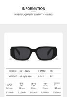 Gafas De Ciclismo Al Estilo Retro Irregular Y Cuadradas De Marca Diseñadas Para El Viaje Gafas De Sol Personalizadas Moda - details 1