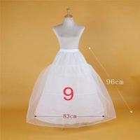 Nueva Llegada De Enagua De Tule Con 3 Aros Para Vestido De Boda Y Moda Rockabilly Jupon Mariage Halka Underskirt De Poliéster - details 1