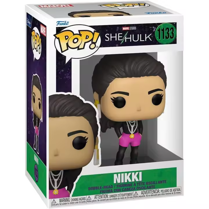 Funko Pop! Vinyl 1133: Marvel - She-Hulk - Nikki Figura Coleccionable de Vinilo para Exposición de 3.75 pulgadas - Ideal para Coleccionistas - 1