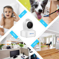 Cámara IP WiFi 4MP Para El Hogar Con Audio Bidireccional Y Rotación De 355 Grados Cámara CCTV Inalámbrica Con Puerto RJ45 Para Seguridad Interior - details 16